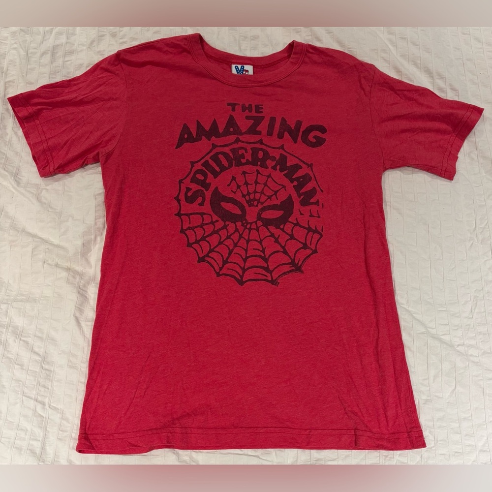 VINTAGE Y2K Amazing Spider-Man TSHIRT DC COMICS JUNK FOOD MADE IN USA
